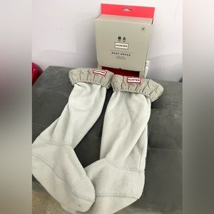 Hunter Boot Socks Gray Medium